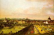 Bernardo Berlotto View of Vienna from the Belvedere Spain oil painting reproduction